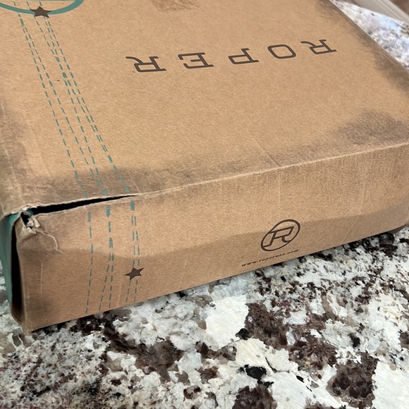 Roper Womens Scrolls And Vines Tan Cowboy, Western Boots Size 6.5 Medium (B, M) - Picture 9 of 11